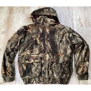 Woolrich Outdoor Guide Collection Mens Camo Reversible Jacket M Medium Gorpcore